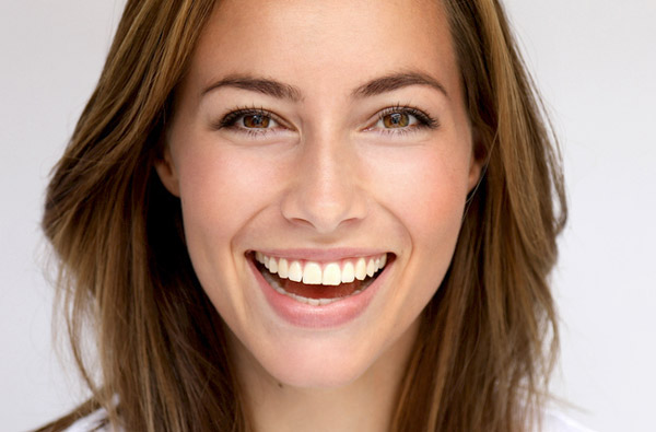 Beautiful woman smiling